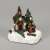 Miniature illuminated chapel with choir, Christmas decoration