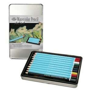 Royal & Langnickel Vízszínes Ceruza Szett, 13 vízszínes ceruza fémdobozban - Művészceruza