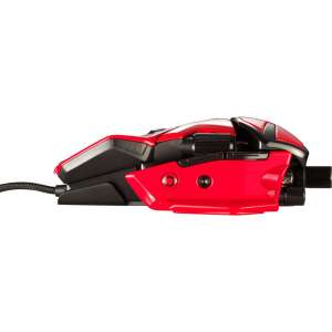Mad Catz R.A.T 8+ ADV gaming egér, piros, oldalnézet - Egér