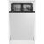 Front view of Beko DIS35025 slimline dishwasher