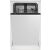 Mașină de spălat vase slimline Beko DIS35025 cu ușa deschisă