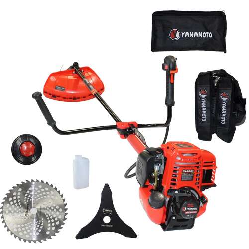YAMAMOTO YM-5600 cositoare cu benzină, 5,6 CP, 52CC, cu accesorii