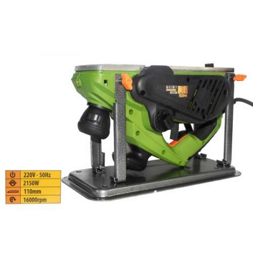 Procraft PE 2150 planer electric cu masă, 1,3 kW, 16000 rot/min, 2 lame + sac de colectare a prafului