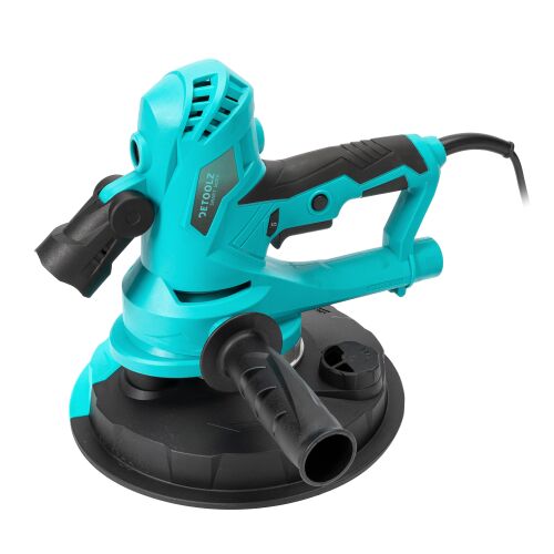 Detoolz 750W Szlifierka do ścian z odsysaniem pyłu do gipsu i gładzi, tarcza szlifierska 180mm