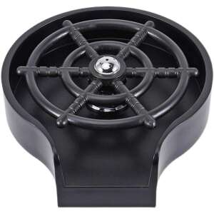 Fekete üveg-/üvegmosó nyomással és szerelvényekkel - Nonbrand Csaptelep