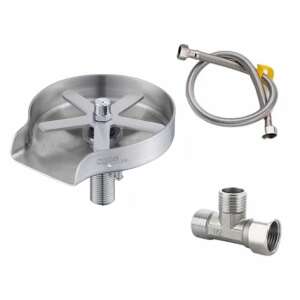 Миялна машина за стъкло/бутилки, под налягане, включени фитинги, приставка за мивка, за барове, ресторанти, за дома, хром 103428907 - Nonbrand Смесител