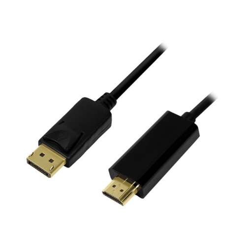 LOGILINK CV0126 DisplayPort to HDMI cable, 1 meter, black