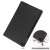 Lenovo M10 tablet case, black, back view, camera cutout, corner protection
