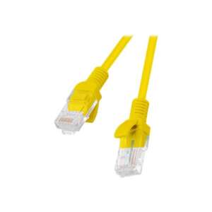 Lanberg PCU5-20CC-0050-Y Sárga Cat5e UTP Patch Kábel, 0.5m - Cat