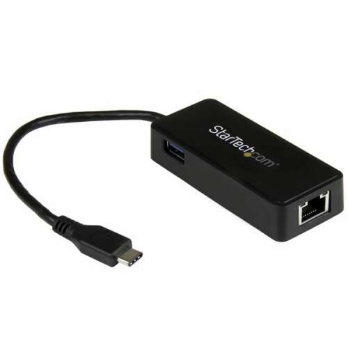 StarTech.com USB-C Gigabit Ethernet adapter USB-A porttal, US1GC301AU