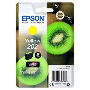 Epson T02F4 Gelbe Tintenpatrone, 4,1ml, Claria Premium, Expression Premium XP-6000, XP-6005 - Epson