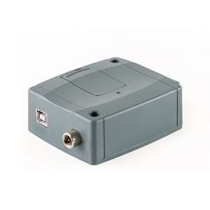 Tell Pager4 PRO - 4G.IN6.R1 IP kommunikátor oldalnézet USB és antenna csatlakozóval - TELL