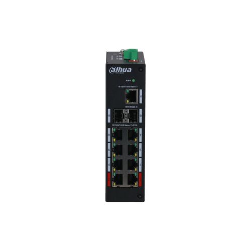 Dahua PFS3211-8GT-120 8x 100Mbps at/af PoE + 1x 1Gbps + 2x SFP 120W przełącznik PoE 134136031
