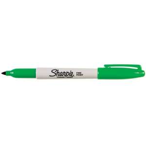 Sharpie Fine Point Permanentmarker, Grün, 1 mm - Marker