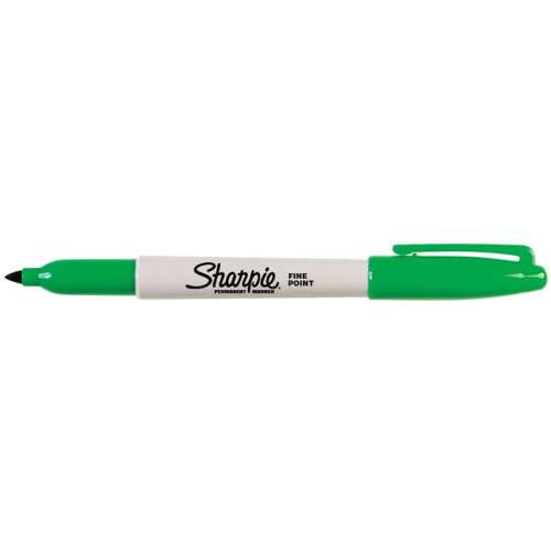 Sharpie Fine Point Permanentmarker, Grün, 1 mm