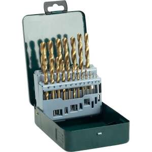Set de burghie din titan Bosch de 19 piese, în cutie metalică - Bosch Burghie