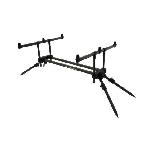 Mikado Second Rod Pod horgászbot állvány, 3 botos, állítható magasságú, horgászfelszerelés