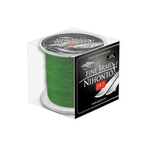 Mikado Nihonto Fine Braid Zöld 0.30mm 300m fonott zsinór, zöld fonott horgász zsinór, 100% mikrofiber - Fonott zsinór