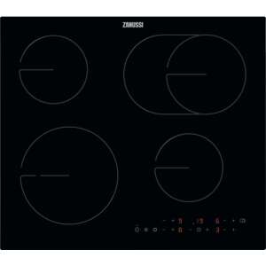Zanussi ZHRN643K Beépíthető kerámia főzőlap, 4 főzőzóna, Gyerekzár, OvalZone, Fekete