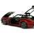 1972 Datsun 240Z Fast and Furious X piros és fekete fém modell autó nyitott ajtókkal és motorháztetővel