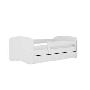 Łóżko babydreams białe bez wzoru z szufladą bez materaca 140/70 103445455 - Stolik dziecięcy, krzesło, Wykonawca kuchni dla dzieci, Biurko dla młodzieży i Łóżko młodzieżowe