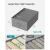 SONGMICS Fiókos Ruhásrendező - 4 db - 42x30x17 cm - Szürke 131727913