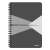Leitz Office A5 Notebook, Grey, 90 Sheets, Grid