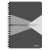 Leitz Office A5 Notebook, Grey, 90 Sheets, Grid