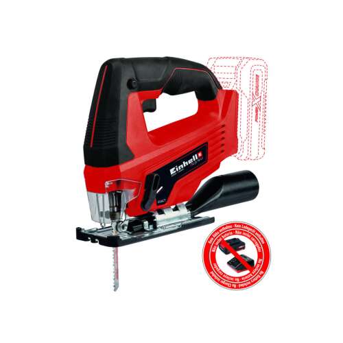 Einhell TC-JS 18 fierăstrău cu pendulă fără fir, roșu și negru, cu lamă de ferăstrău, fără baterie și încărcător