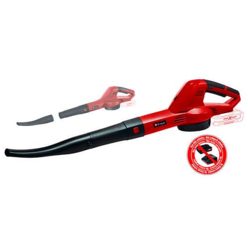 Einhell GE-CL 18/1 Li E-Solo akumulátorový fúkač na lístie, červený, s dvojdílnou trubicou