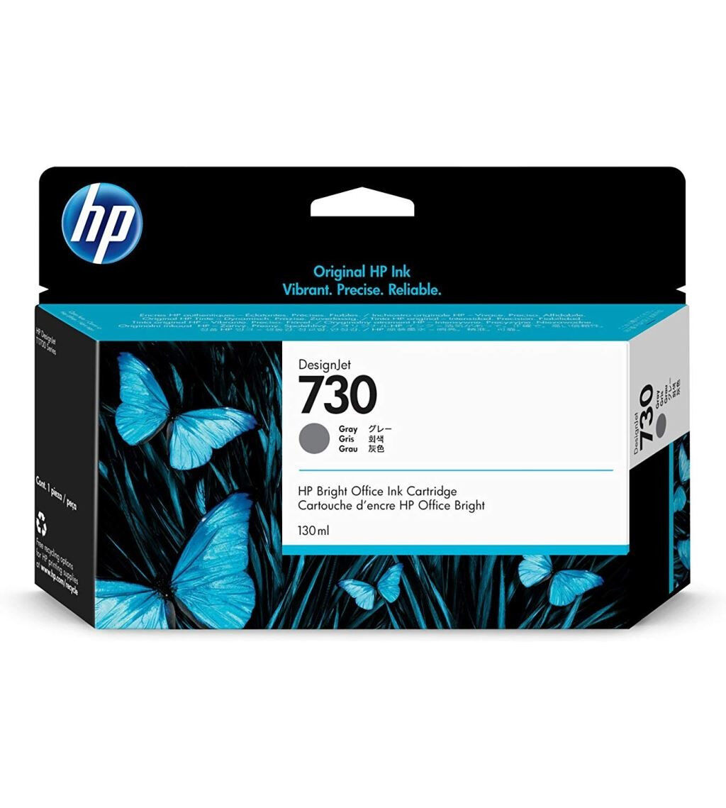 HP 730 Eredeti Tintapatron Szürke (P2V66A)