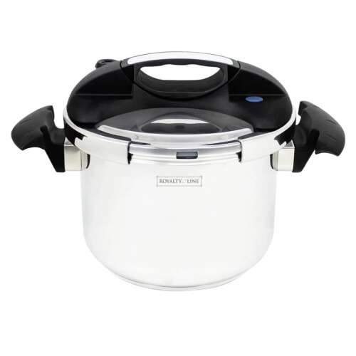Royalty Line RL-PS6LM 6L Marble-patterned Pressure Cooker, Stainless Steel, Non-stick 103454621