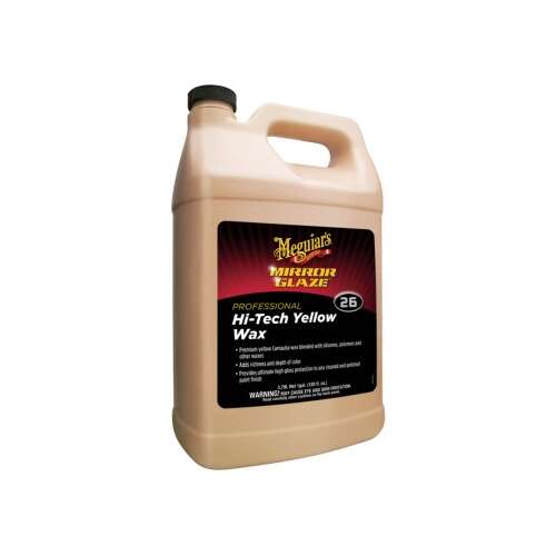 Meguiar's Mirror Glaze Hi-Tech Yellow Wax, 3,78 L, Autowachs, Autopflege, Autodetailing