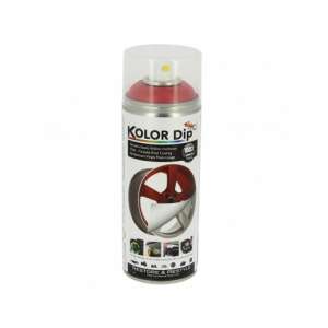 Kolor Dip 400ml Red Rubberized Spray Paint, Multi-Purpose Vinyl Coating, for Restoring and Restyling - Car Air Freshener
