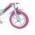 Nahaufnahme vom Vorderrad des Dino Bikes Unicorn 12 Zoll Kinderfahrrads