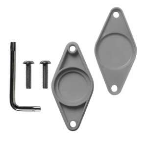 THD държач за Airtag за велосипед, сив, с винтове и шестостенен ключ - Проследяване на