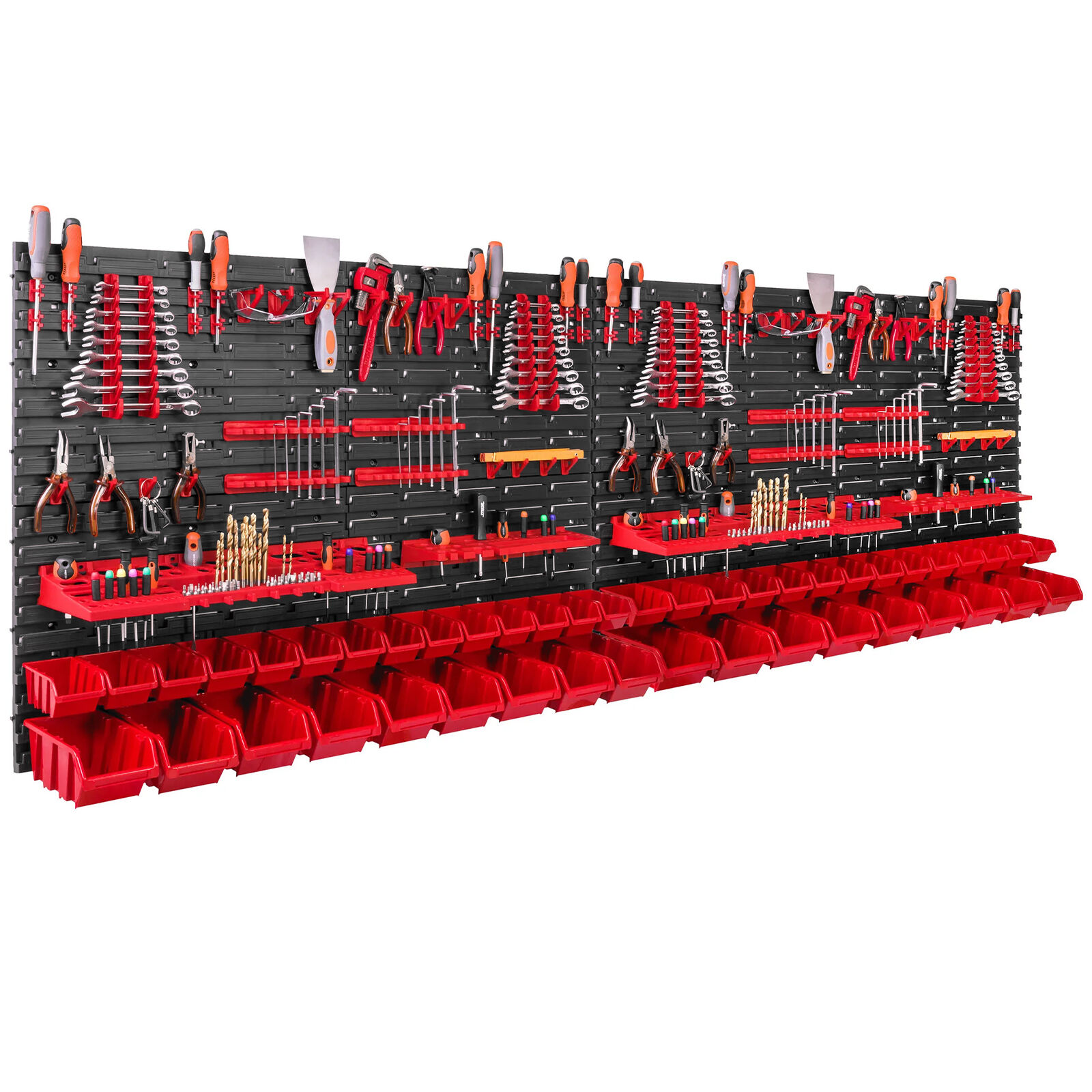 E-shop Stena na náradie Pepita XXL s 86 držiakmi a 46 boxmi 230,4x78cm -...
