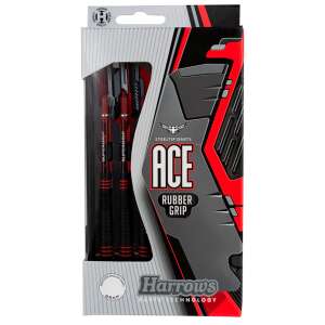Harrows Ace Rubber Grip 18g Steel Tip Darts - Dart