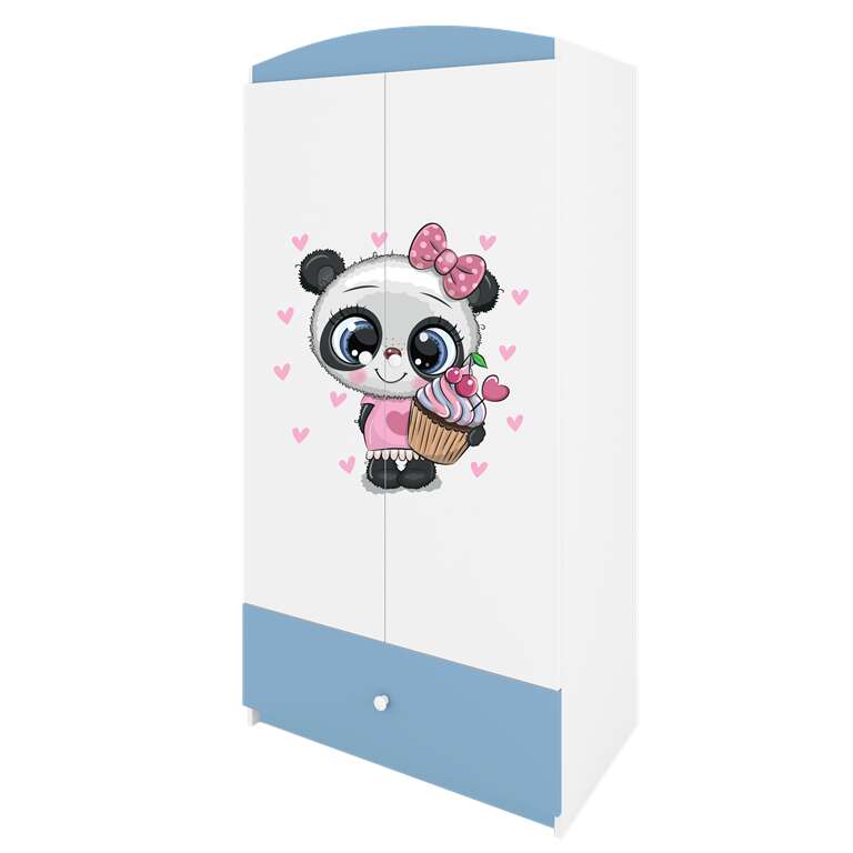 Babydreams šatník modrá panda