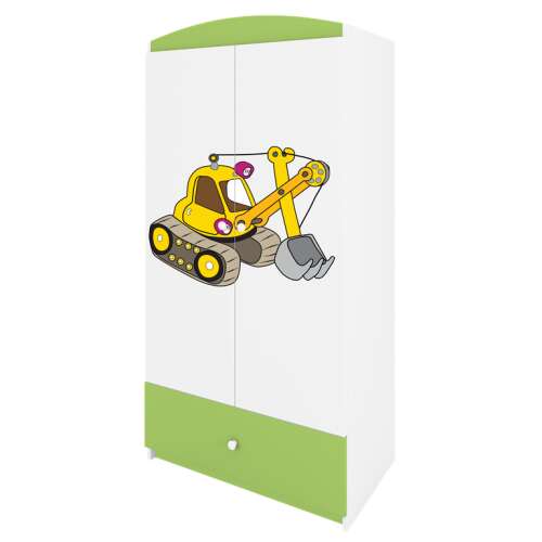 Babydreams zöld kotrógépes gardrób gyerekeknek