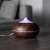 Ruhhy Aroma Diffuser lila LED fénnyel, sötétbarna, otthoni környezetben
