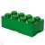 LEGO 2x4 Cărămidă de Depozitare Verde Închis - Cutie de Jucării Stivuibilă