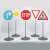Klein Toys: Set of 5 Traffic Signs for Kids, includes Stop, Pedestrian Crossing, Yield, Right Turn, and Priority Road