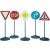 Klein Toys toy traffic signs set, road safety learning