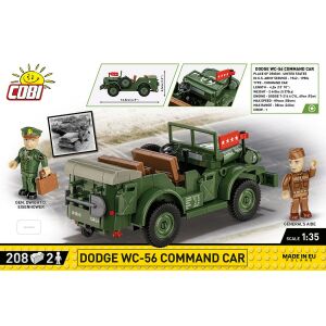 Cobi - Dodge WC-56 Parancsnoki Kocsi - Építőjáték - 1:35