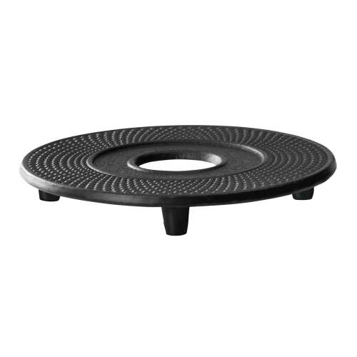 Bredemeijer Jang öntöttvas teáskanna alátét, fekete