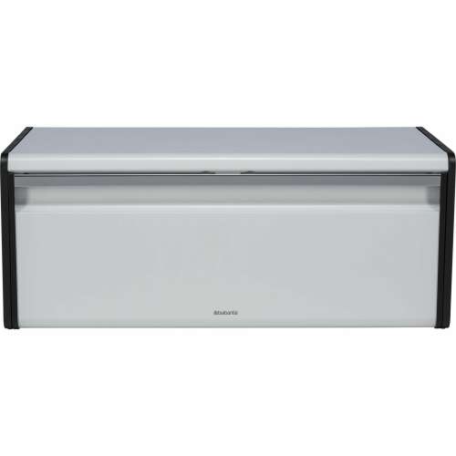 Brabantia 306006 Кутия за хляб, 18L, Бяла, Неръждаема стомана, Магнитно затваряне, Кутия за хляб, Съхранение в кухнята