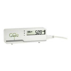 TFA AIRCO2NTROL Mini CO2 monitor, fehér, CO2 szint és hőmérséklet mérésére, USB-ről működik - TFA