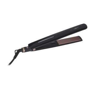 Clatronic HC 3660 Haarglätter, schwarz-gold, Keramikplatten, Turmalinbeschichtung, 33W - Haarglätter