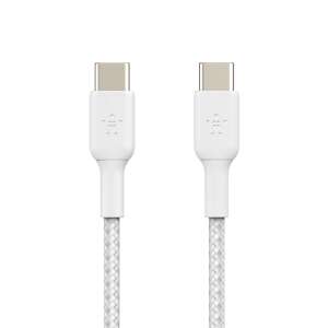 Belkin USB-C - USB-C kábel, 1 méter, fehér - Adatkábel